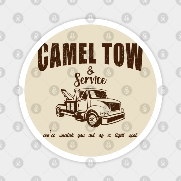 Camel Tow & Service Magnet by Unfluid